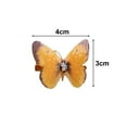 thumbnail image 6 of Tnobhg 6Pcs Butterflies Decor Hair Clip Rhinestone Embellished Girl Princess Hair Pin Animal Shape Hair Pin Hair Accessories, 6 of 8