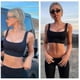 thumbnail image 2 of Women's Sports Underwear Medium Support Tank Top Rib Seamless Removable Cup Workout Sports Bra Multiple Sizes Available, 2 of 3