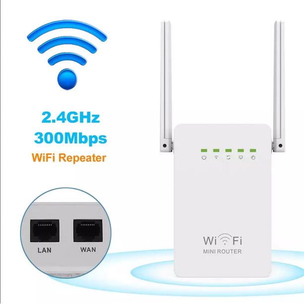 Yklio Wireless 300Mbps mini wifi Router With 4 external Antenna Range