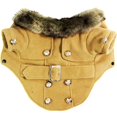 thumbnail image 4 of Mascota Perro Gato Invierno Abrigo De Lana Gruesa Y Cálida Chaqueta Ropa Ropa Albaricoque S Sunnimix Capa del animal doméstico, 4 of 8