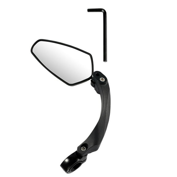 MUSEYA 1Pack Bike Mirror Black Surrounding Vision for Cyclists Outdoor Cycling