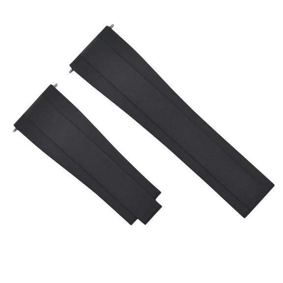 SILICONE RUBBER WATCH STRAP BAND FOR ROLEX DATEJUST DAYTONA SUBMARINER GMT BLACK