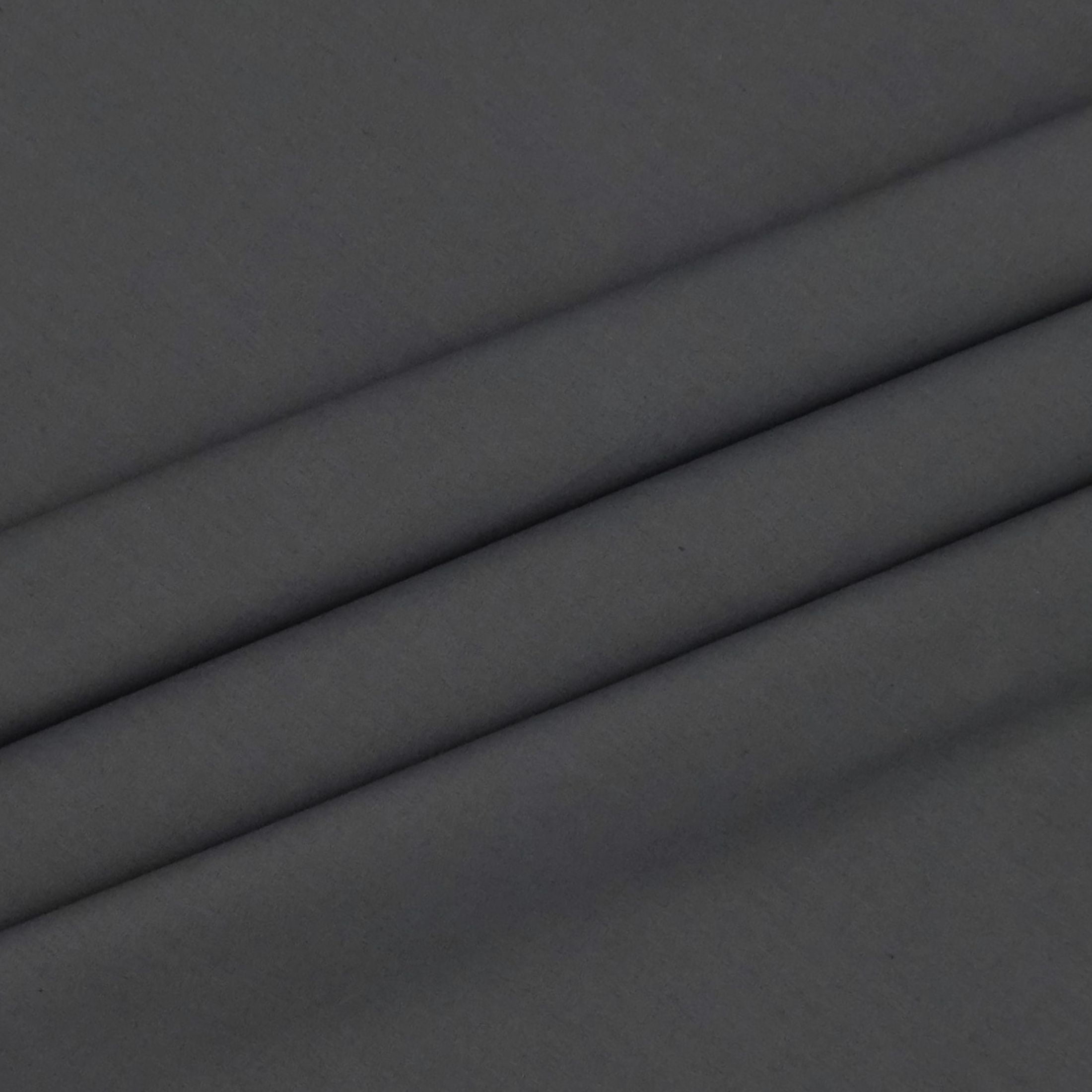 Shason Textile 2 Yard Cut Poly Cotton Fabric, Charcoal, 44" Wide for Craft & Quilting Projects