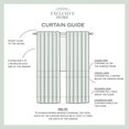 thumbnail image 4 of Exclusive Home Forest Hill Woven Hidden Tab Top Curtain Panel Pair, Soft Gray, 52x96, 4 of 7