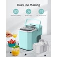 thumbnail image 2 of Ice Maker Totnz Countertop Portable Self-Cleaning Green, 2 of 7
