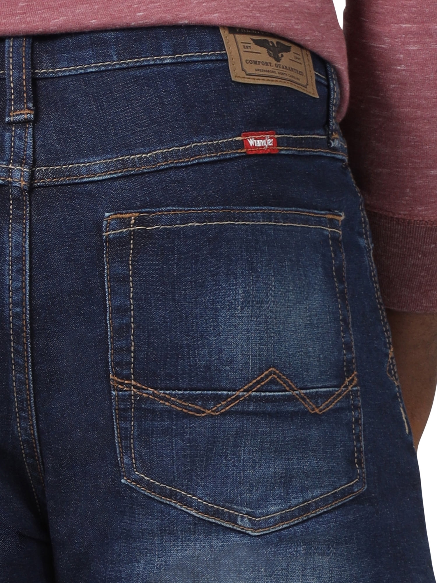 wrangler slim straight flex jeans