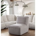 thumbnail image 2 of Diamond Sofa JONASACTN Jonas Armless Fabric Accent Chair, Tan, 2 of 6