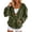 Army Green, variant on Women's Velour Cardigan Coat Jacket Long Sleeve Open Front Outerwear Soft Warm Button Jacket with Side Pockets Fall Velvet Casual Jackets
