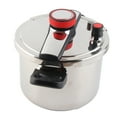thumbnail image 1 of Stainless Steel Pressure Cooker, 5L/6L/8L Capacity Stovetop Pressure Canner, Explosion Proof Gas & Induction Compatible Rice Cooker Multifunctional Slow Cooker for Home, Commercial, 1 of 8