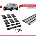 thumbnail image 5 of Compatible with Nissan Rogue Sport 2017-2022 FLY Model Car Roof Rack Cross Bar Grey Aluminium 3 Bars, 5 of 8