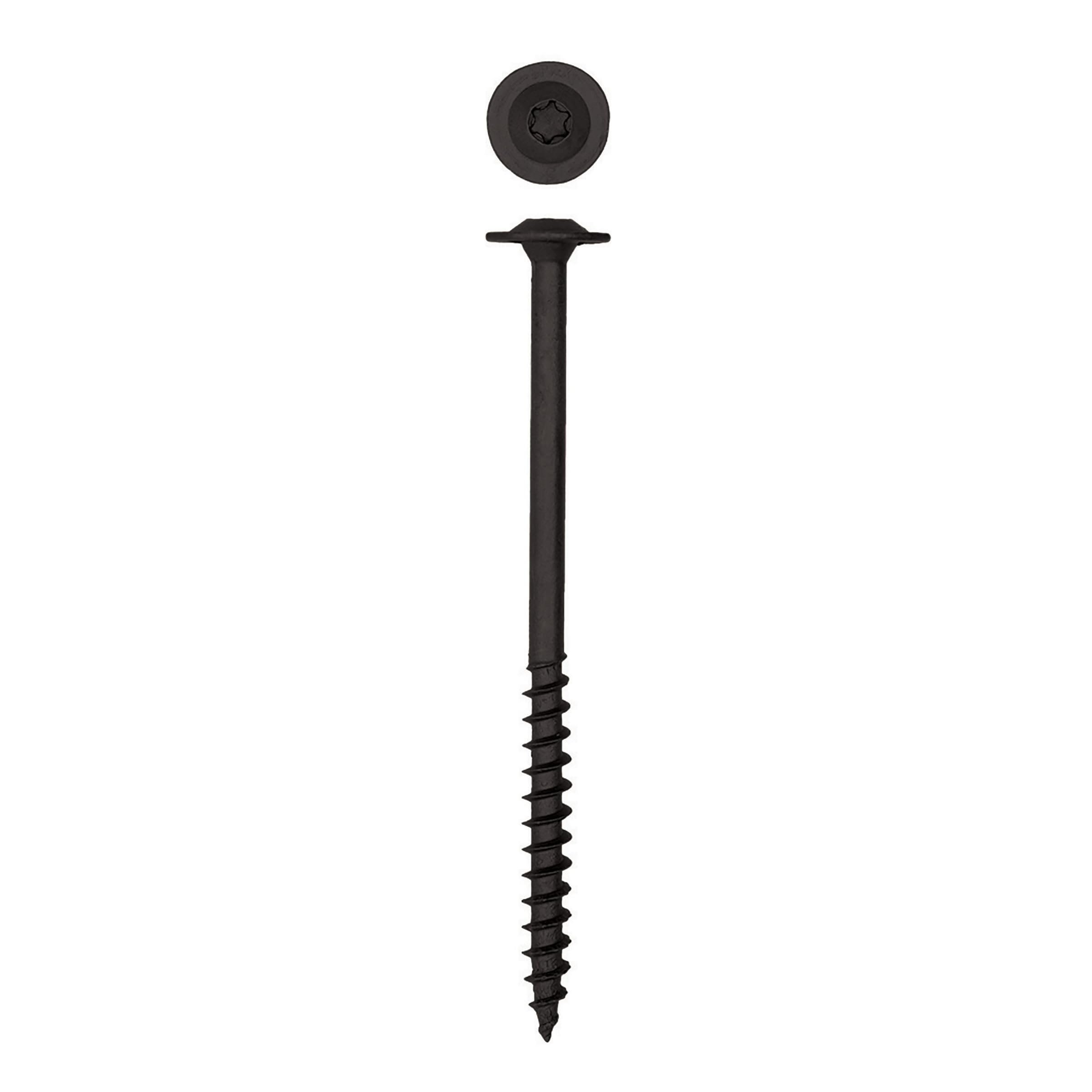 SPAX 5/16" x 5" Exterior Structural Wood Lag Screws Powerlags Washer Head T-Star 150 EA Bulk Mini Bit Included Heavy Duty Rust Resistant
