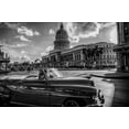 thumbnail image 2 of Morishige, Koji 18x13 Gold Ornate Wood Framed with Double Matting Museum Art Print Titled - El Capitolio, 2 of 4