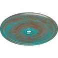 thumbnail image 3 of 51 1/8"OD x 3 5/8"ID x 1 1/2"P Nevio Ceiling Medallion (Fits Canopies up to 4 3/4"), Hand-Painted Copper Green Patina, 3 of 6