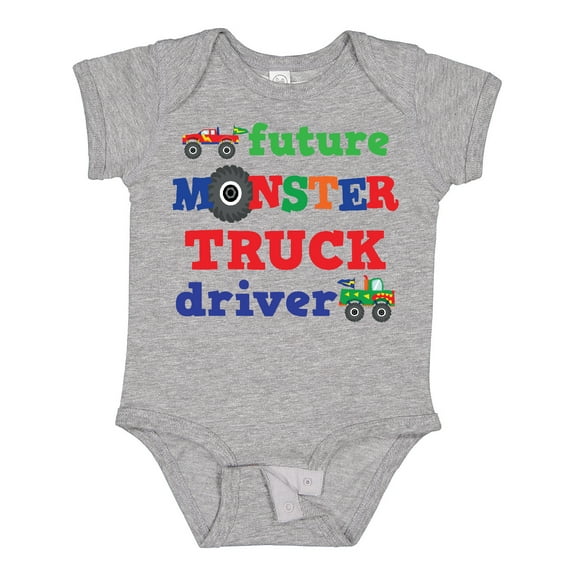 Inktastic Truck Future Driver Boys Baby Bodysuit