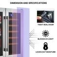 thumbnail image 3 of Koolatron Elite Series Dual Zone Built-In Wine Cooler Beverage Fridge, 3 of 9