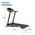thumbnail image 2 of Caminadora Motorizada 1.25 Caballos de fuerza Tayga Color Negra, 2 of 9