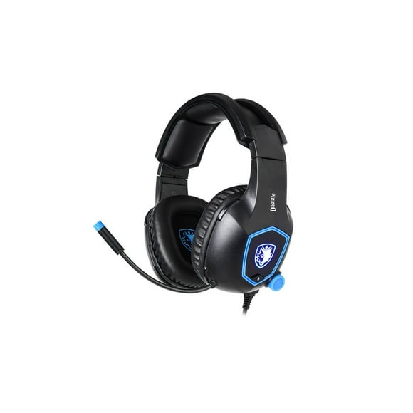 Auriculares Gaming Headset Sades Dazzle Negro y Azul