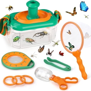 TOY Life Bug Catcher Kit for Kids - Bug Catching Kit with Butterfly Net Critter Keeper Magnifying Glass Insect Catcher - Butterfly Kit - Bug Toys Kids Explorer Kit - Bug Kit for Kids 3 4 5 6 7 8