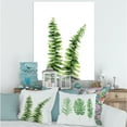 thumbnail image 2 of Designart ' Fern Plant Leaves Detail V ' Tropical Canvas Wall Art Print, 2 of 4
