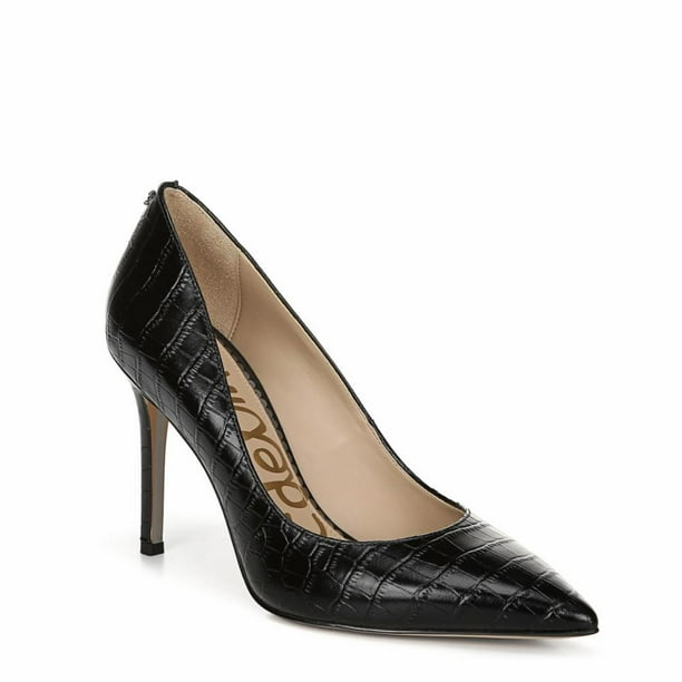 Sam Edelman HAZEL BLACK KENYA CROCO EMBOSSED LEA SHOE Walmart