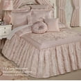 thumbnail image 2 of Romantic Princess Blush Oversized Jacquard Woven Scrollwork Bedspread Grande Cal King, 2 of 3