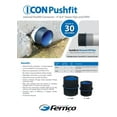 thumbnail image 6 of Fernco ICON Pushfit 6 In. Internal Pipe Connector IC66P, 6 of 6