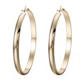 thumbnail image 1 of Women's Stainless Steel Big Circle Large Round Hoop Round Hoop Dangle Earrings Studs Workhe, 1 of 1
