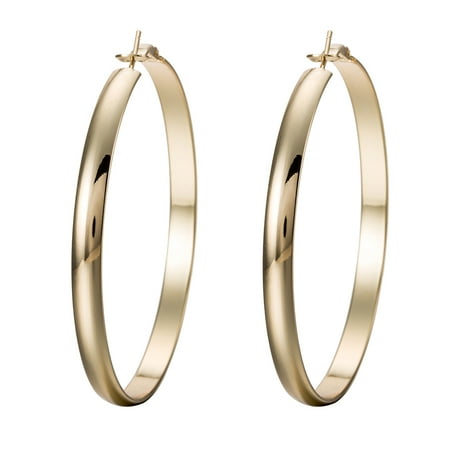 Women's Stainless Steel Big Circle Large Round Hoop Dangle Earrings Studs