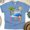 CarolinaBlue, variant on Funny Cruise Vacation T-Shirt – Tropical Boat & Whale Graphic Shirt, Maroon, Size S