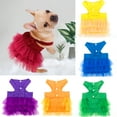 thumbnail image 1 of SPRING PARK Small Pet Puppy Dog Cat Sleeveless Skirt Princess Tulle Dress Summer Clothes Apparel, 1 of 7