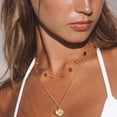 thumbnail image 3 of Collar LADYGD Turquesa Baño de Oro 14K 18,0 cm, 3 of 6