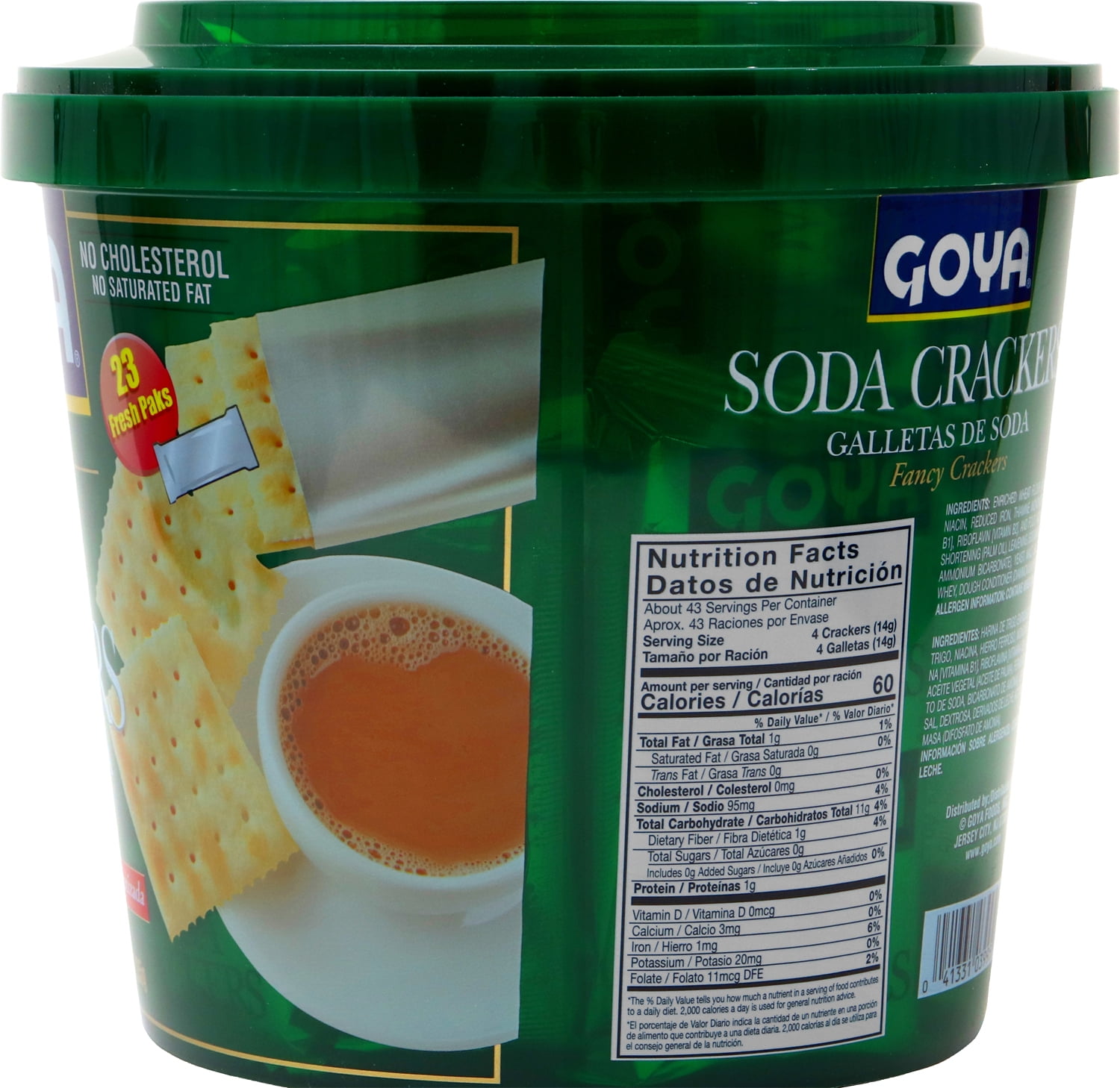 GOYA Soda Crackers, 21 oz