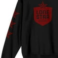 thumbnail image 4 of Lone Star National Beer of Texas Adult Black Crew Neck Sweatshirt-XXL, 4 of 5