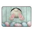 thumbnail image 3 of Qocolhg Happy Easter Eggs Entrance Door Mat, Spring Bunny Ears Low Profile Tradition Decor Welcome Mat, Non-Slip Carpet Rugs Floor Mat Decorative for Home/Bathroom/Kitchen/Indoor, 16x24 inch, 3 of 8