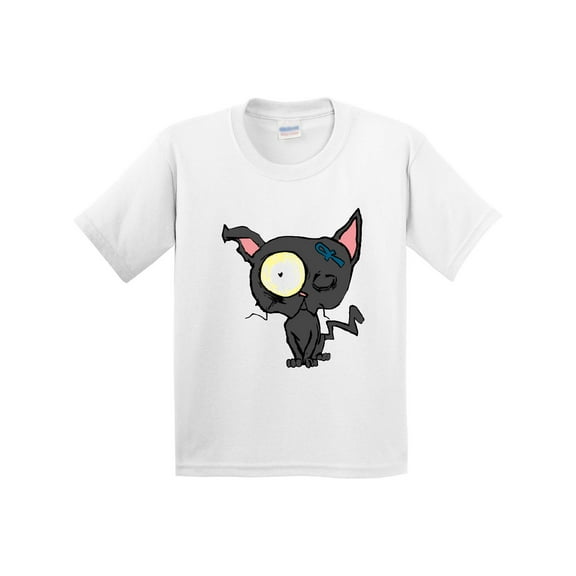 Inktastic Goth Animals Pets Black Cat Youth T-Shirt