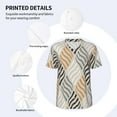 thumbnail image 5 of Fotbe Geometric Baseball Jersey Shirt for Men and Women, Casual Short Sleeves Button Down T-Shirt-Medium, 5 of 9
