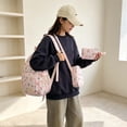 thumbnail image 2 of Weebloom Large School Backpack For Kids Girls Cute 3Pcs School Bags Set Adorable Cherry Printed Bookbag Middle High School College Pink, 2 of 6