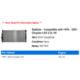 thumbnail image 2 of Radiator - Compatible with 1999 - 2001 Chrysler LHS 3.5L V6 2000, 2 of 2