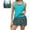 Swimsuit-252Mint Green, variant on Gamivast Swimsuits for Women Tankini Swimsuits 3 Piece Floral Print Tank Top Swim Shorts Sports Bra Athletic Swimwear Beach Pool Vacation