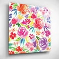 thumbnail image 3 of Epic Art 'Vibrant Floral Pattern' by Rachel Nieman, Acrylic Glass Wall Art, 12"x12", 3 of 8