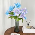 thumbnail image 6 of Riguas Artificial Lily Flower 3 Heads Full Bloom Faux Lily Branch with Leaves Real Touch Fake Lilium Flower for DIY Wedding Bouquet Floral Arrangement, 6 of 7