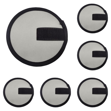 5PCS Lure Shield Fishing Lure Cover Rod Armour Lure Wrap 6 Inch Fishing Lure Covers Bait Gloves Fish Hook Storage Protectors Pole Sleeve Guard To Keep Fishermen Fishing Safe for Fishing Rod(Grey)