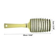 thumbnail image 2 of Unique Bargains 1Pc Vent Detangling Brush with Detangling Pins Hair Comb Yellow, 2 of 6