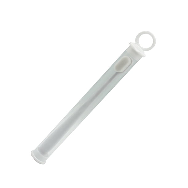 Vogacara Cepillo de flexible con agarre de caja Suministros para el cuidado Mango ergonómico Herramienta de limpieza oral para el hogar de cuidado de los oídos Blanco/Cabeza Plana/Caja Vogacara CE012357-04B