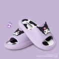 thumbnail image 2 of Zapatillas Kawaii Sanrio Kuromi, chanclas para casa y exterior, Hello Kitty, interior, baño, playa, verano, zapatos suaves, 2 of 4