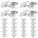 thumbnail image 3 of 48 Piezas Latas de 1 Onza Aluminio Plateado Redondas con Tapa Rosca Recipientes, 3 of 10