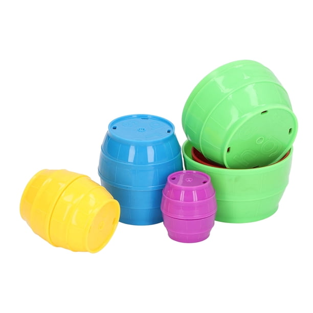 Juego De Tazas Apilables Para Niños, 10 Piezas Educativas Para Entrenamiento Cerebral, Tazas Anidadas Para Niños, Juguetes De Colores Ricos Interactivos Para Interiores