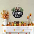 thumbnail image 3 of Door Welcome Sign Wall Hanger Farmhouse Cafe Restaurant Living Room Rustic Hanging Gate Decoration Plaque Ornaments White, 3 of 5