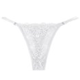 thumbnail image 4 of Sakmal Lace Womens Underwear Cheeky High Waisted Thong Panties Breathable White Panties for Ladies M, 4 of 4