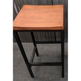 thumbnail image 2 of Carolina Classics Sadie 31.5" Bar Stool in Chestnut and Black, 2 of 2